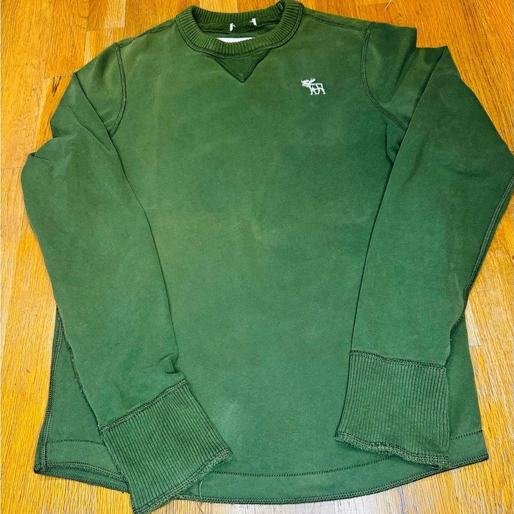 Abercrombie & Fitch Men’s Olive Knit Top Sz Small